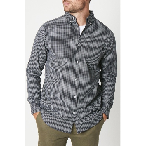 Abbigliamento Uomo Camicie maniche lunghe Maine DH6783 Blu