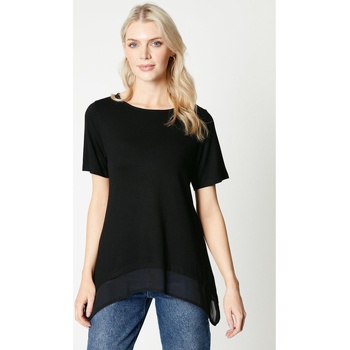 Abbigliamento Donna T-shirts a maniche lunghe Principles DH6792 Nero
