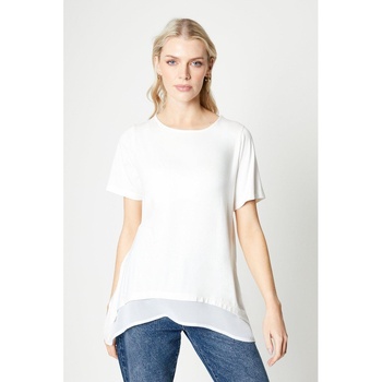Abbigliamento Donna T-shirts a maniche lunghe Principles DH6792 Bianco