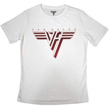 Abbigliamento Donna T-shirts a maniche lunghe Van Halen Classic Bianco