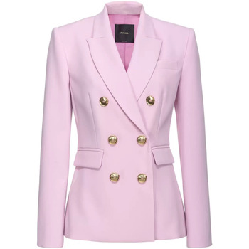 Abbigliamento Donna Giacche / Blazer Pinko blazer doppiopetto rosa Rosa
