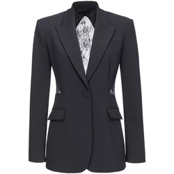Abbigliamento Donna Giacche / Blazer Pinko giacca con pizzo nera Nero