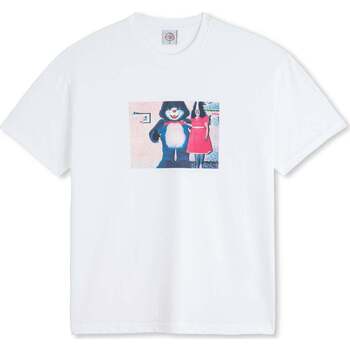Abbigliamento Uomo T-shirt & Polo Polar Skate Co Tee Pink ess Bianco