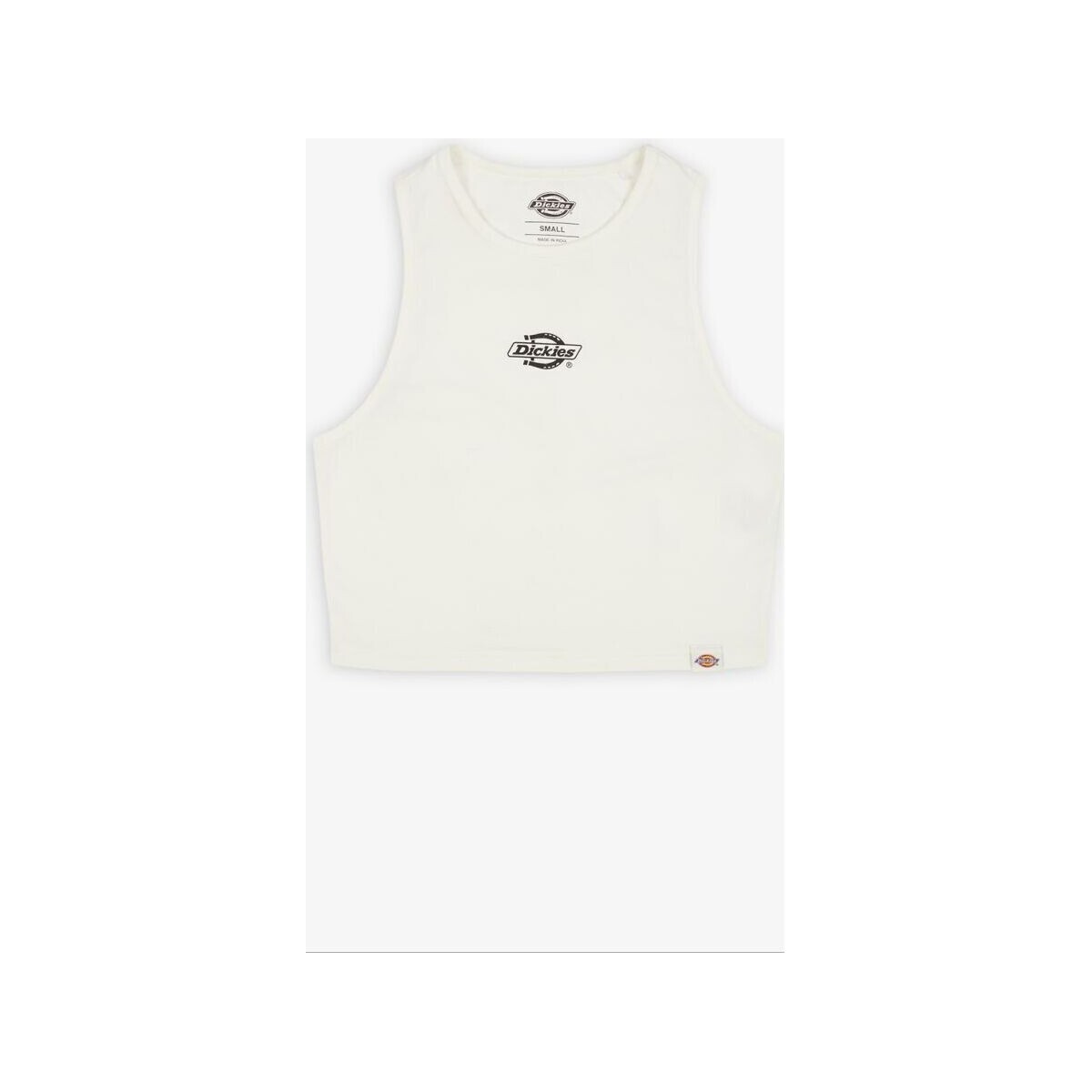 Abbigliamento Donna Top / T-shirt senza maniche Dickies POWERS VEST W DK0A4Y8D-WHITE Bianco