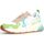 Scarpe Donna Sneakers W6yz SARAH 2018294-01 2F50-LIME/CIPRIA/CAPRI Bianco