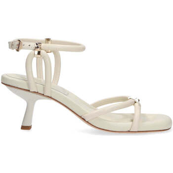 Scarpe Donna Sandali Ash sandali con tacco Jess color panna Bianco