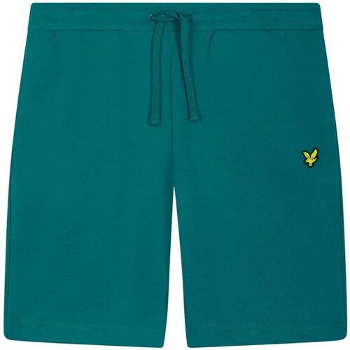 Abbigliamento Uomo Shorts / Bermuda Lyle & Scott ML414VOG SWEAT SHORT-X514 COURT GREEN Verde
