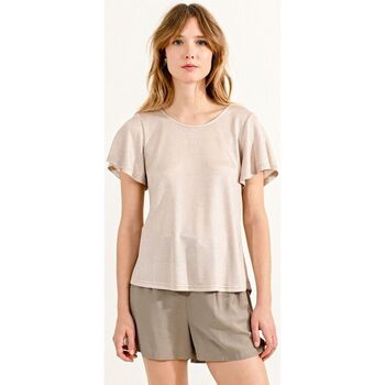 Abbigliamento Donna T-shirt & Polo Molly Bracken P1677CE-BEIGE Beige