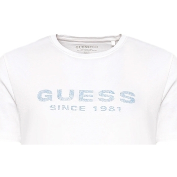 Abbigliamento Uomo T-shirt maniche corte Guess Since 1981 Bianco