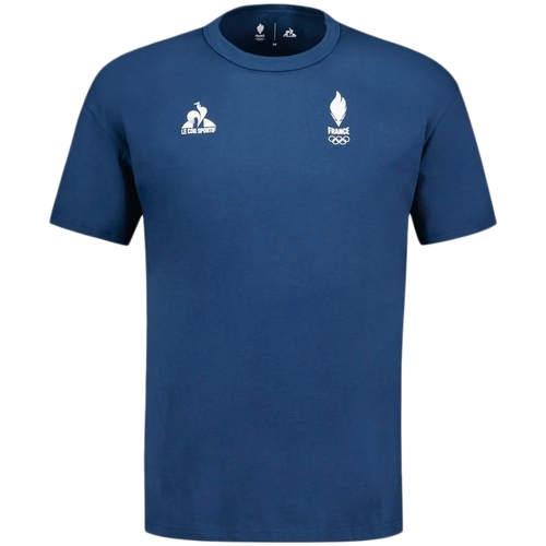 Abbigliamento Uomo T-shirt maniche corte Le Coq Sportif Olympique Paris Blu