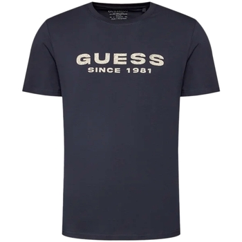 Abbigliamento Uomo T-shirt maniche corte Guess Since 1981 Blu