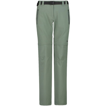 Abbigliamento Donna Pantaloni Cmp WOMAN ZIP OFF PANT Verde