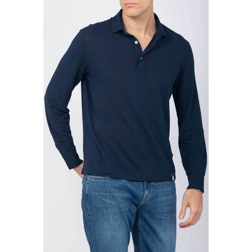 Abbigliamento Uomo T-shirt & Polo Drumohr DTJ204B 795 Blu