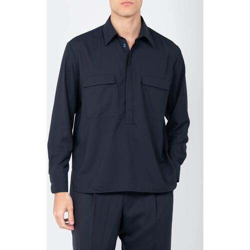 Abbigliamento Uomo Camicie maniche lunghe Pt Torino TL6SSY040RTY ZI560370 Blu