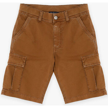 Abbigliamento Bambino Shorts / Bermuda Please Kids Shorts con tasche laterali applicate RB45B13B61 Marrone