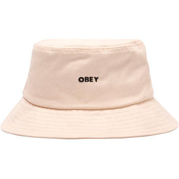 Accessori Cappelli Obey Bold Twill Bucket Hat Unbleached Beige