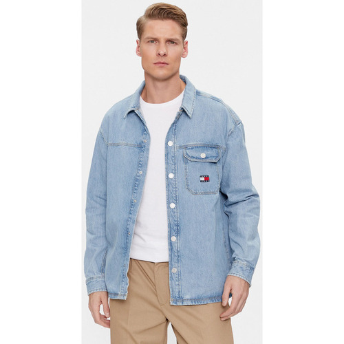Abbigliamento Uomo Camicie maniche lunghe Tommy Jeans ATRMPN-44903 Blu