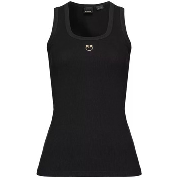 Abbigliamento Donna Top / T-shirt senza maniche Pinko tank top nero Nero