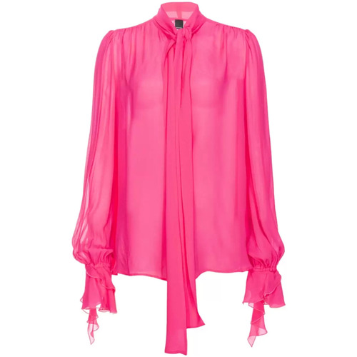 Abbigliamento Donna Camicie Pinko blusa fucsia Scozia Rosa