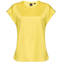 Abbigliamento Donna Camicie Pinko blusa in seta gialla Giallo