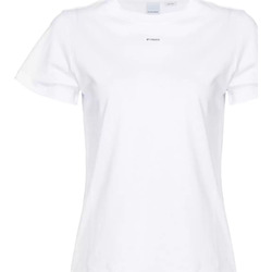 Abbigliamento Donna T-shirt & Polo Pinko t-shirt bianca basic Bianco