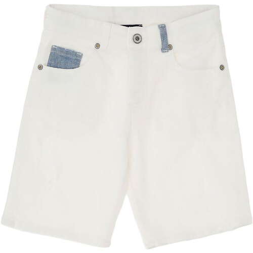 Abbigliamento Bambino Shorts / Bermuda Please BERMUDA 5 TSK VELA CON ROTTURE Bianco
