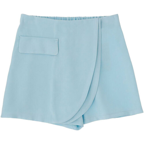 Abbigliamento Bambina Shorts / Bermuda Please GONNA A BERMUDA CON PATTA ARROTONDATA Blu