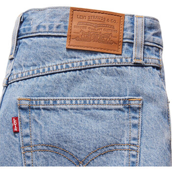 Levi's ROLLED 80'S MOM SHORTS BACK TO BLUE Blu