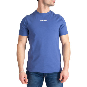 Abbigliamento Uomo T-shirt maniche corte K-Way k4124dw-p35 Blu