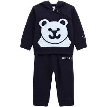 Abbigliamento Bambino Completo Guess Set felpa pantalone I4RG11KA6R3 Blu