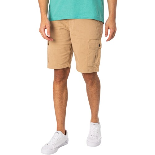 Abbigliamento Uomo Shorts / Bermuda Farah Pantaloncini cargo con gru Beige