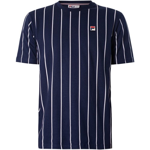 Abbigliamento Uomo T-shirt maniche corte Fila T-shirt a righe Lee Blu