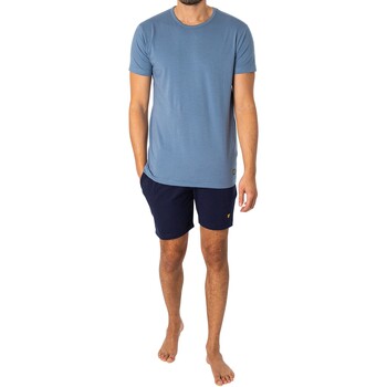 Abbigliamento Uomo Pigiami / camicie da notte Lyle & Scott Set di pantaloncini del pigiama Charlie Blu