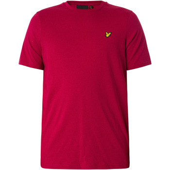 Abbigliamento Uomo T-shirt maniche corte Lyle & Scott Maglietta semplice Rosso