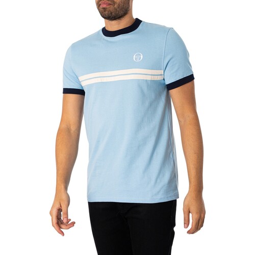Abbigliamento Uomo T-shirt maniche corte Sergio Tacchini Maglietta Supermac Blu