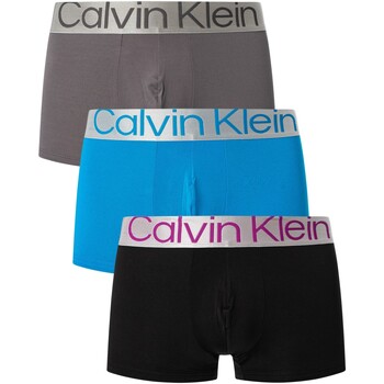 Image of Mutande uomo Calvin Klein Jeans Confezione da 3 bauli a vita bassa in acciaio riconsiderati