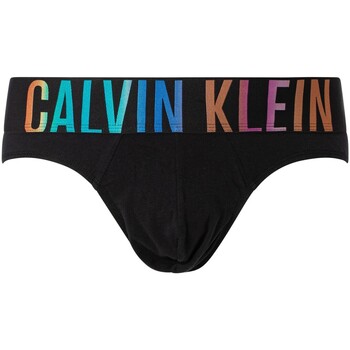 Biancheria Intima Uomo Slip Calvin Klein Jeans Slip a vita bassa dal potere intenso Nero