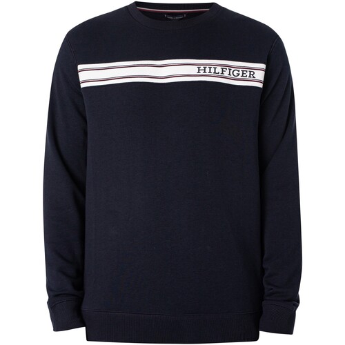 Abbigliamento Uomo Pigiami / camicie da notte Tommy Hilfiger Felpa della linea Lounge Brand Blu