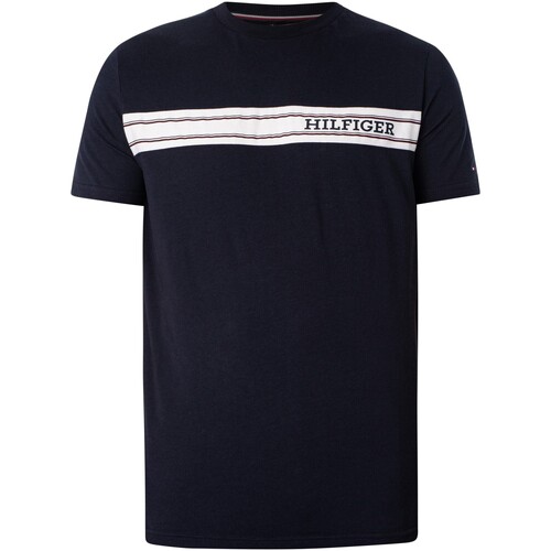 Abbigliamento Uomo Pigiami / camicie da notte Tommy Hilfiger T-shirt della linea Lounge Brand Blu