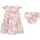 Abbigliamento Bambina Completo Guess Set abito e mutandine A4RK14WFYM0 Rosa