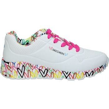 Scarpe Unisex bambino Sneakers Skechers 314976L-WMLT Bianco
