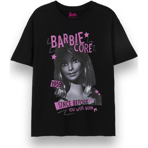 Abbigliamento Donna T-shirts a maniche lunghe Dessins Animés Barbiecore Rock Nero