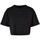 Abbigliamento Donna T-shirt maniche corte Build Your Brand RW9837 Nero