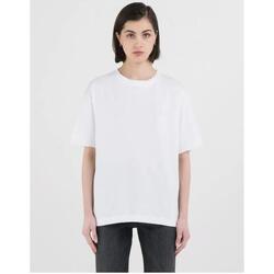 Abbigliamento Donna T-shirt maniche corte Replay T-shirt a maniche corte con stampa sul retro W3134A.000 Bianco
