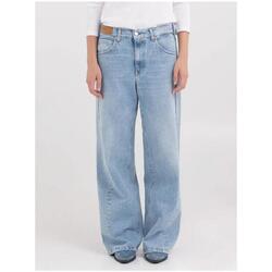 Abbigliamento Donna Jeans Replay Jeans baggy Modello cinque tasche, a palazzo WA520.000 Blu