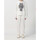 Abbigliamento Donna Jeans 3/4 & 7/8 Twin Set COMPLETO TUTA CON STAMPA E STRASS Bianco