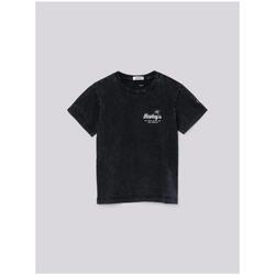 Abbigliamento Bambino T-shirt maniche corte Replay T-shirt girocollo con vestibilità over SB7401.060 Nero