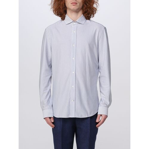 Abbigliamento Uomo Camicie maniche lunghe Brunello Cucinelli MTS836699 C9072 Bianco