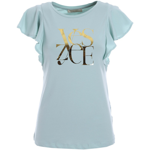 Abbigliamento Donna T-shirt & Polo Yes Zee T209 S703 Blu