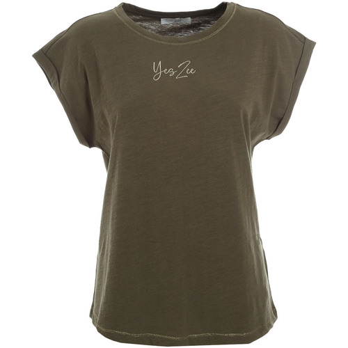 Abbigliamento Donna T-shirt & Polo Yes Zee T215 TL00_SC Verde